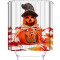 Rideau de douche Citrouille d'halloween 120x200 cm - miniature variant 1