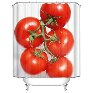 Rideau de douche Tomate multicolore 120x180 cm