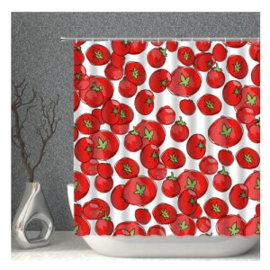 Rideau de douche Tomate 180x200 cm