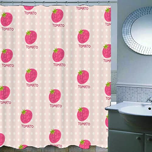 Rideau de douche Tomate 120x200 cm variant 0 