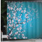 Rideau de douche Rose - Fleur - essence bleu pâle 175x200 cm - miniature variant 3