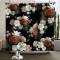 Rideau de douche Fleur zt-yts 180x180 cm - miniature