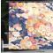 Rideau de douche Fleur vermilion bleu 175x200 cm - miniature variant 3