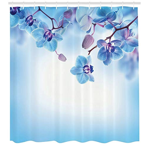 Rideau de douche Orchidée - Fleur - multicolore 175x200 cm variant 0 