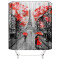 Rideau de douche Paris rouge 165x180 cm - miniature variant 3