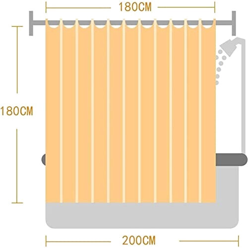Rideau de douche Paris fille d'immeuble 180x180 cm variant 1 