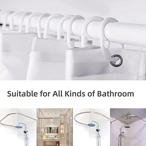 Rideau de douche Paris fille d'immeuble 180x180 cm variant 2 