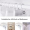 Rideau de douche Paris fille d'immeuble 180x180 cm - miniature variant 3