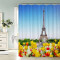 Rideau de douche Paris couleur 120x180 cm - miniature