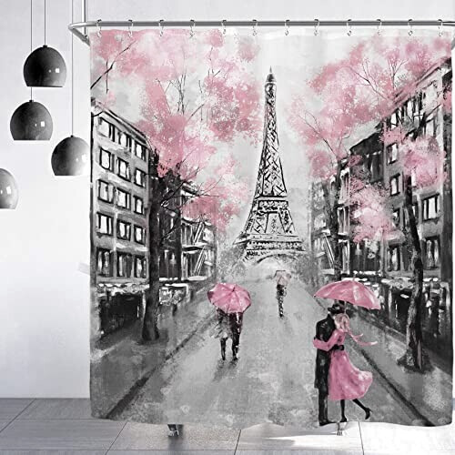 Rideau de douche Paris 180x180 cm
