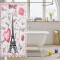 Rideau de douche Paris coeur rouge 180x200 cm - miniature variant 2