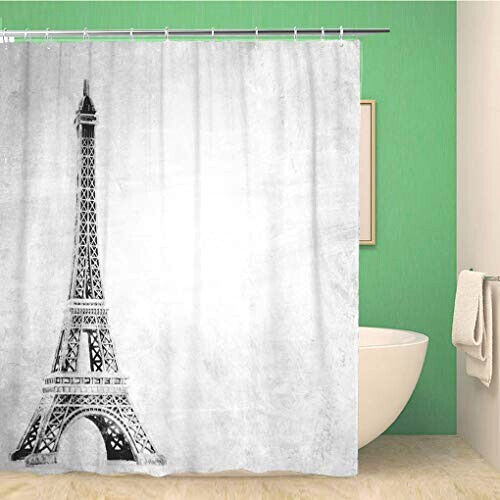 Rideau de douche Paris couleur 180x180 cm