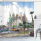 Rideau de douche Las Vegas blanc 90x180 cm - miniature variant 2