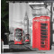 Rideau de douche Londres rouge gris 175x180 cm - miniature variant 3