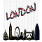 Rideau de douche Londres multicolore 175x200 cm - miniature variant 1