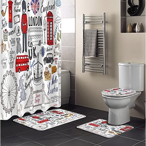 Rideau de douche Londres 180x180 cm variant 0 