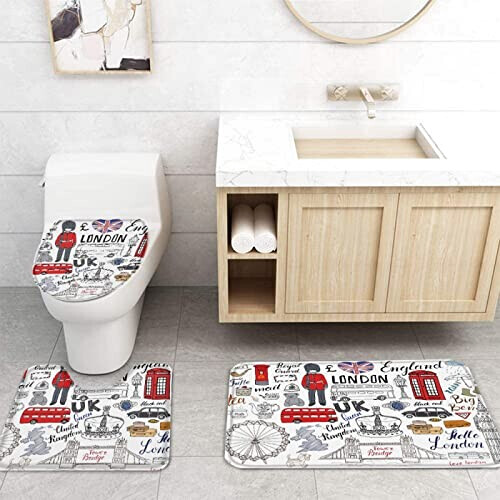 Rideau de douche Londres 180x180 cm variant 2 