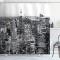 Rideau de douche New York gris 175x240 cm - miniature