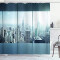 Rideau de douche New York bâtiment de la ville 180x200 cm - miniature