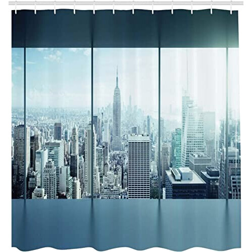 Rideau de douche New York bâtiment de la ville 180x200 cm variant 0 