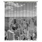 Rideau de douche New York blanc - style 152.4x182.9 cm - miniature