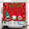 Rideau de douche Noël zt-yjy 180x180 cm - miniature