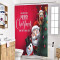 Rideau de douche Noël père 90x180 cm - miniature variant 2