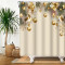 Rideau de douche Noël golden 90x183 cm - miniature