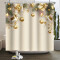 Rideau de douche Noël golden 90x183 cm - miniature variant 2