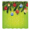 Rideau de douche Noël vert rouge blanc 175x200 cm - miniature variant 1
