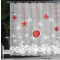 Rideau de douche Noël gris rouge blanc 175x200 cm - miniature variant 2