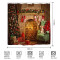 Rideau de douche Noël 183x183 cm - miniature variant 1