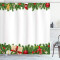 Rideau de douche Noël multicolore 175x180 cm - miniature