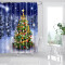 Rideau de douche Noël d x  180x180 cm - miniature variant 1
