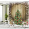 Rideau de douche Noël multicolore 175x180 cm - miniature variant 2