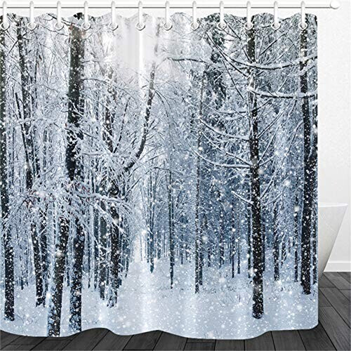 Rideau de douche Flocon multi 180x200 cm