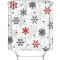 Rideau de douche Flocon de neige 120x200 cm - miniature variant 1