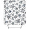 Rideau de douche Flocon de neige 120x200 cm - miniature