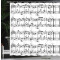 Rideau de douche Note de musique multicolore 175x200 cm - miniature variant 3