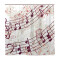 Rideau de douche Note de musique multicolore 182.9x182.9 cm - miniature