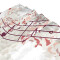 Rideau de douche Note de musique multicolore 182.9x182.9 cm - miniature variant 2