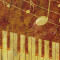 Rideau de douche Note de musique multicolore - miniature variant 3