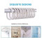 Rideau de douche Note de musique beige 180x180 cm - miniature variant 3