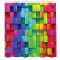 Rideau de douche Arc en ciel multicolore 175x200 cm - miniature variant 1