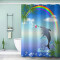Rideau de douche Arc en ciel couleur 120x200 cm - miniature variant 1
