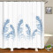 Rideau de douche Plume abstraite 220x180 cm - miniature