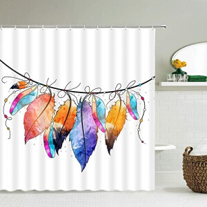 Rideau de douche Plume a- 180x200 cm