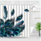 Rideau de douche Plume avec crochet 150x200 cm - miniature
