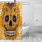 Rideau de douche Tête de mort 180x180 cm - miniature variant 1
