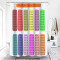 Rideau de douche Mathématique rideau douche anti moisissure 80x138 cm - miniature